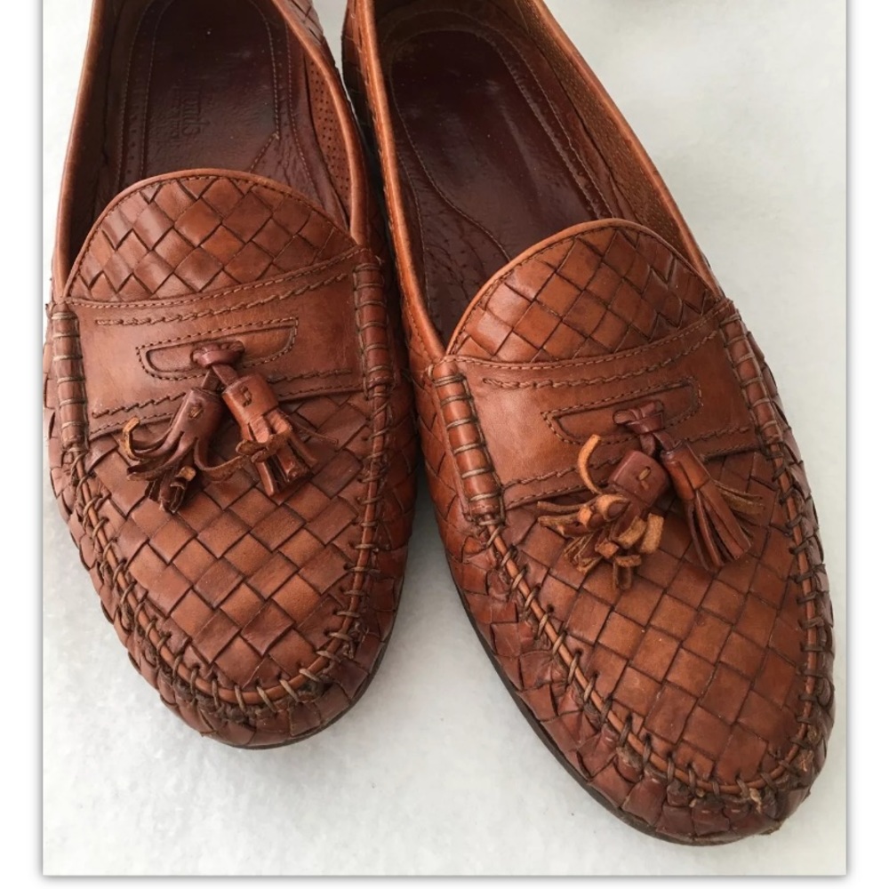 Allen Edmonds Tobago Tassel Loafers Mens Size 11 2E Brown Leather Italy